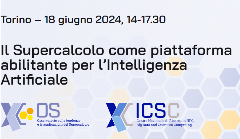 Il Supercalcolo come piattaforma abilitante per l’IA | Evento 18 giugno