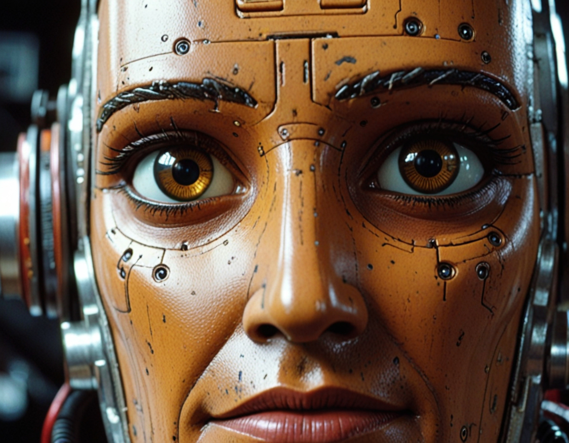 Robot con uno shìguardo molto espressivo.