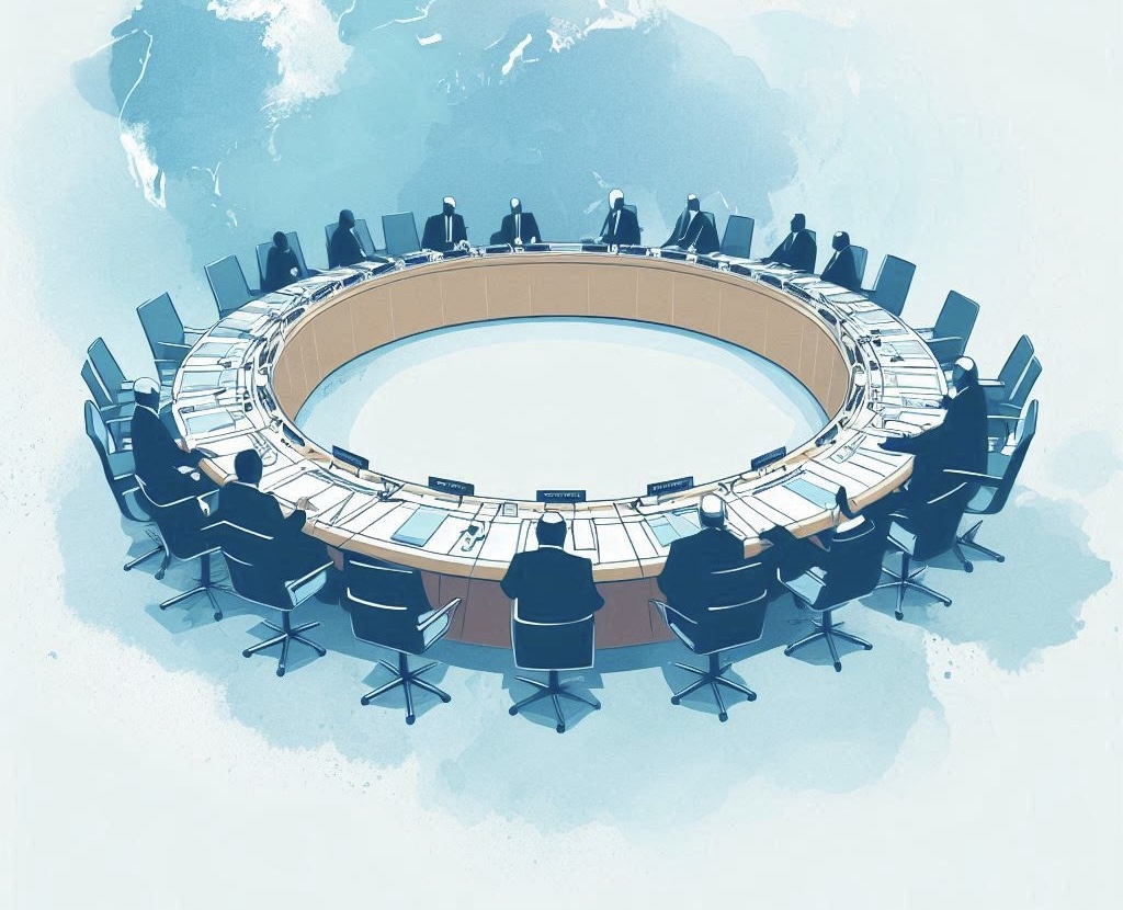 Immagine di un summit globale.