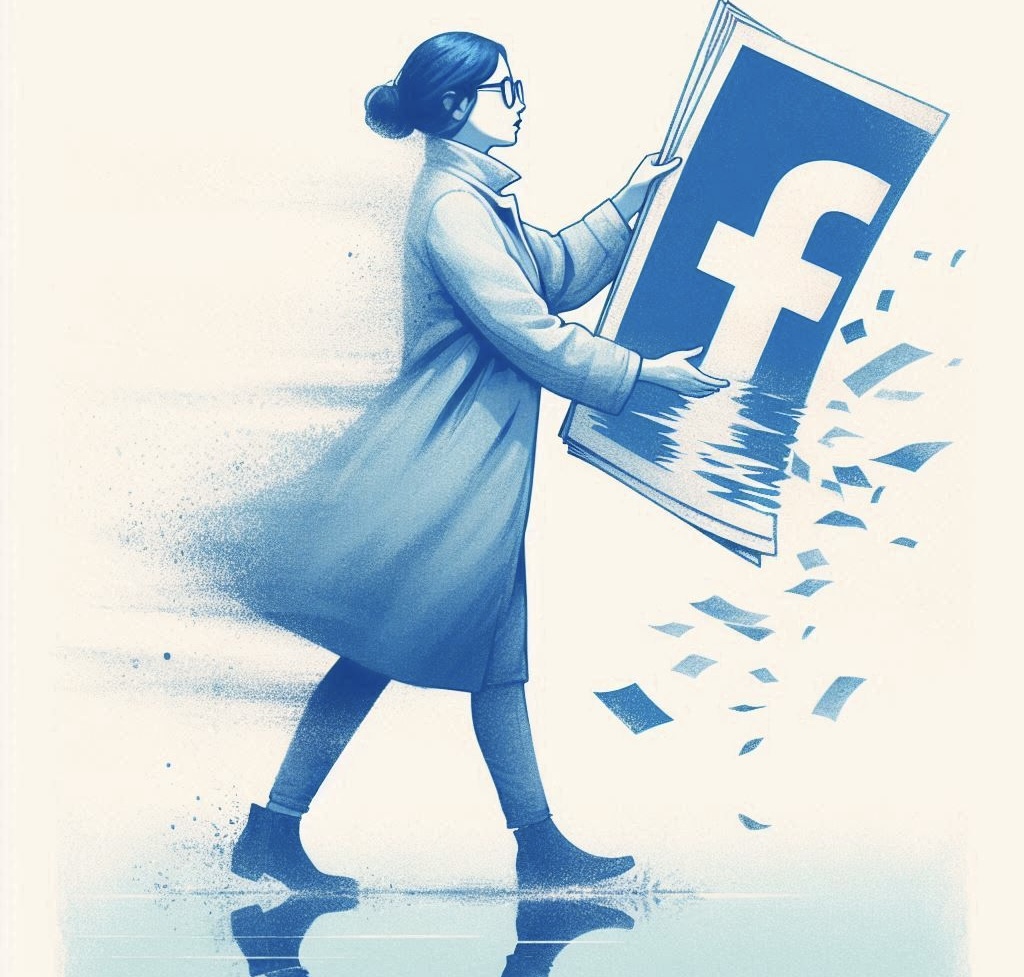 Il declino della stampa locale facilita la disinformazione su Facebook