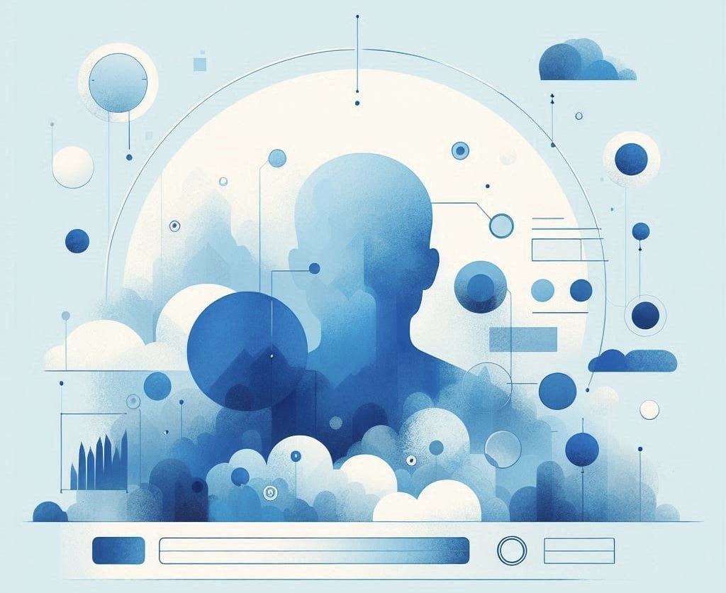 Immagine astratta che illustra i dati degli utenti.