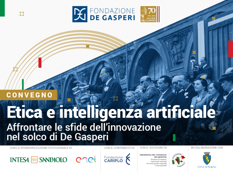 locandina con titolo evento, luogo data e sponsor