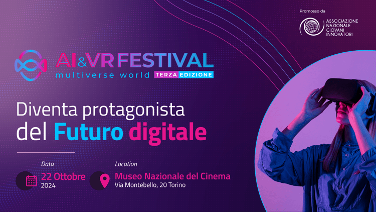 locandina evento con titolo, data, ora e luogo