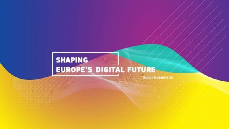 logo "shaping Europe Future #Digital UE"