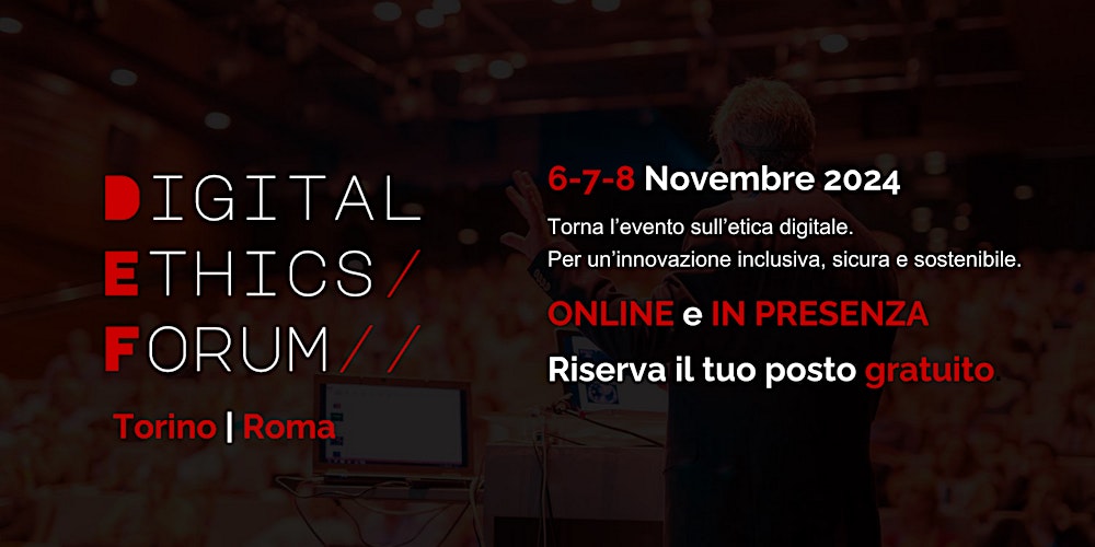 locandina evento con titolo, data e ora