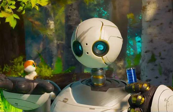 scena tratta dal film Il Robot Selvaggio
