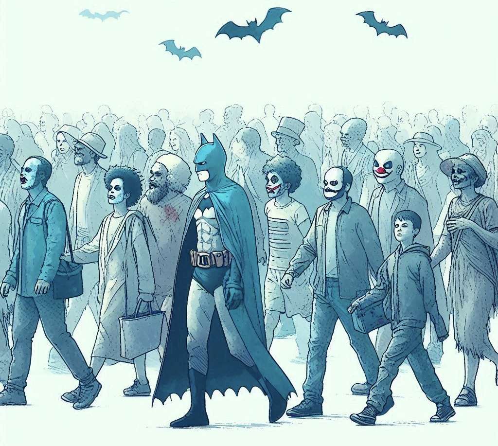 Persone travestite da Halloween