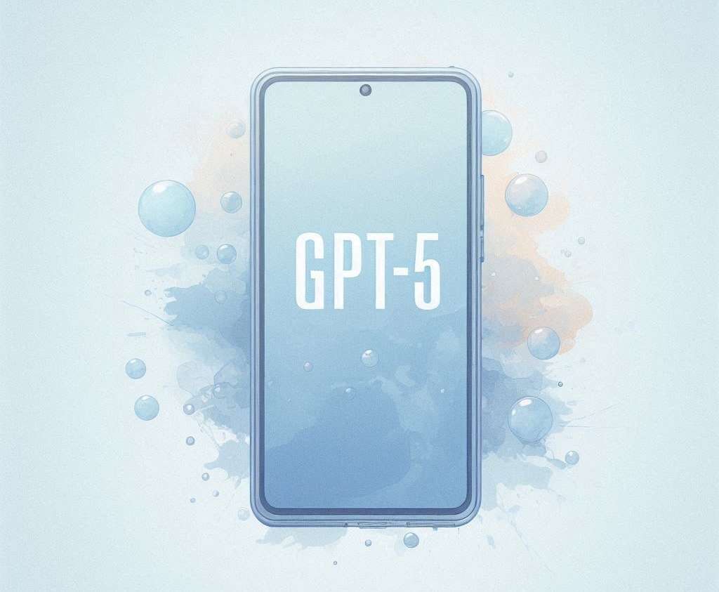 Cellulare con scritto GPT-5