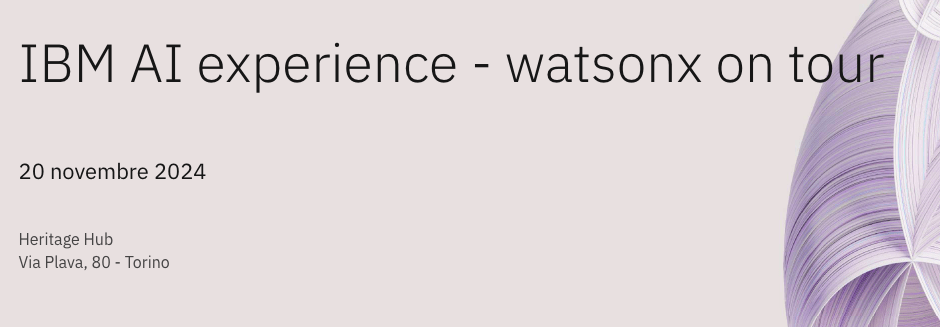 IBM AI Experience | Evento | 20 nov