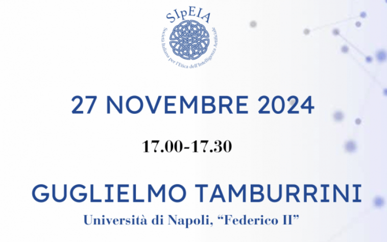 Militarizzazione dell’IA | Talk con Guglielmo Tamburrini | 27 nov
