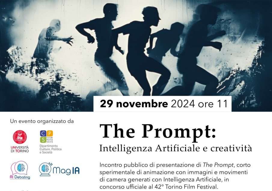 locandina evento con titolo, luogo e data