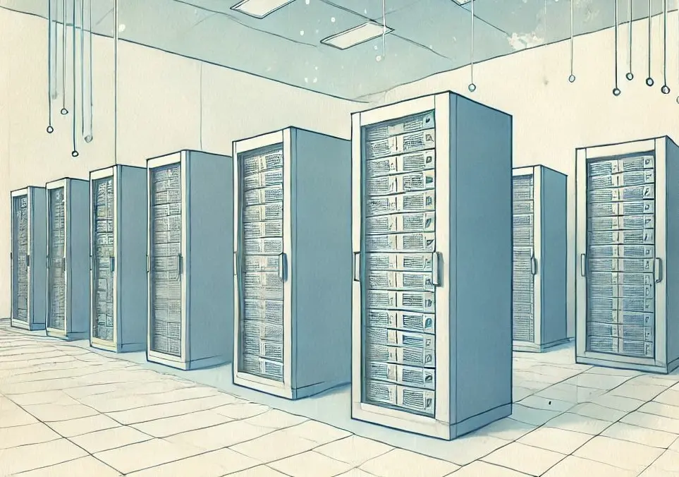 server di un data center