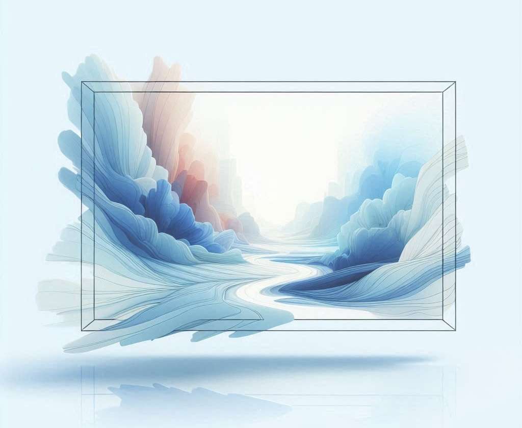 immagine astratta di una tela digitale che rappresenta la generazione di immagini