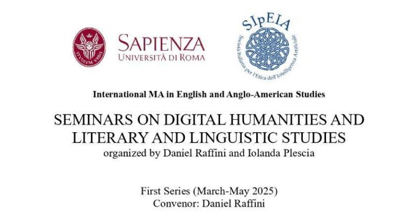 locandina seminari Sapienza Sipeia