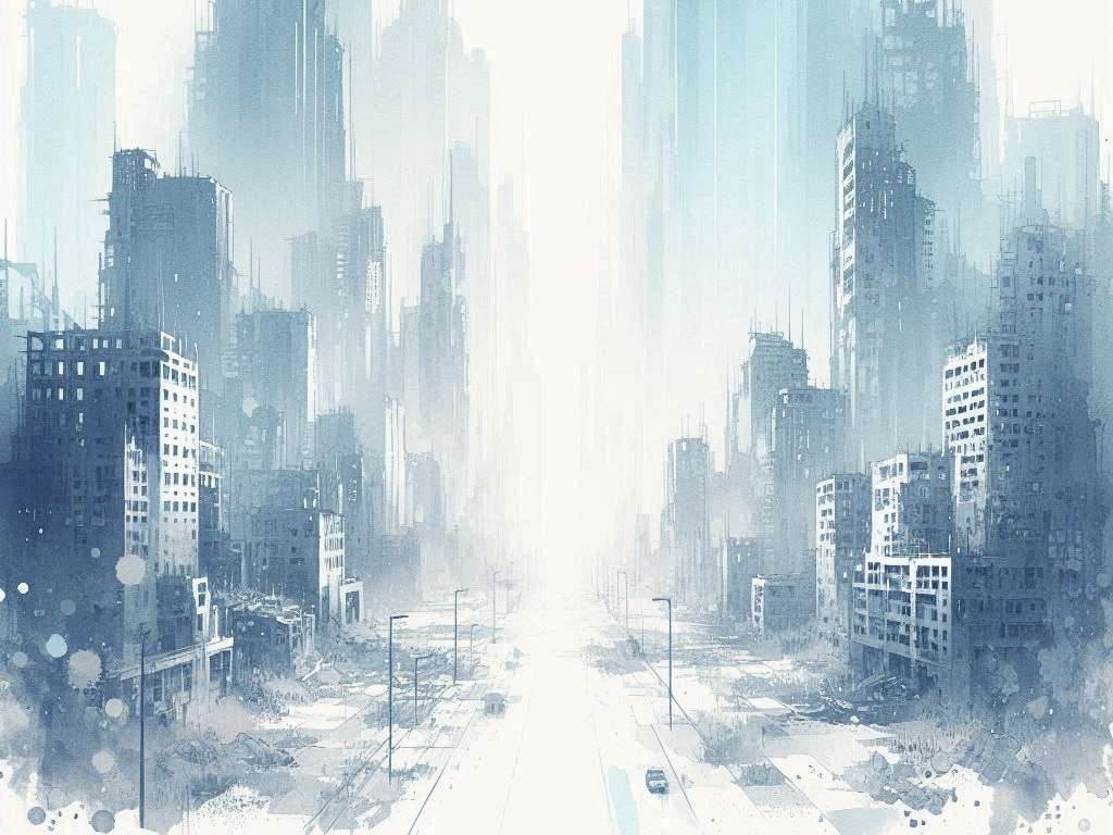 Video IA trasforma una foto di San Francisco in una scena distopica