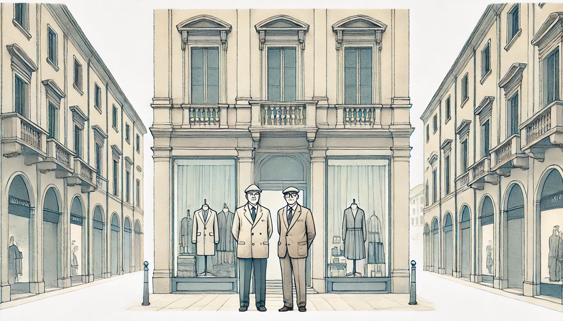 il negozio bolognese generato con l'intelligenza artificiale.