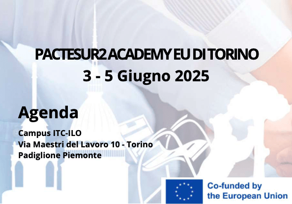 PACTESUR2 Academy a Torino | 3-5 giugno