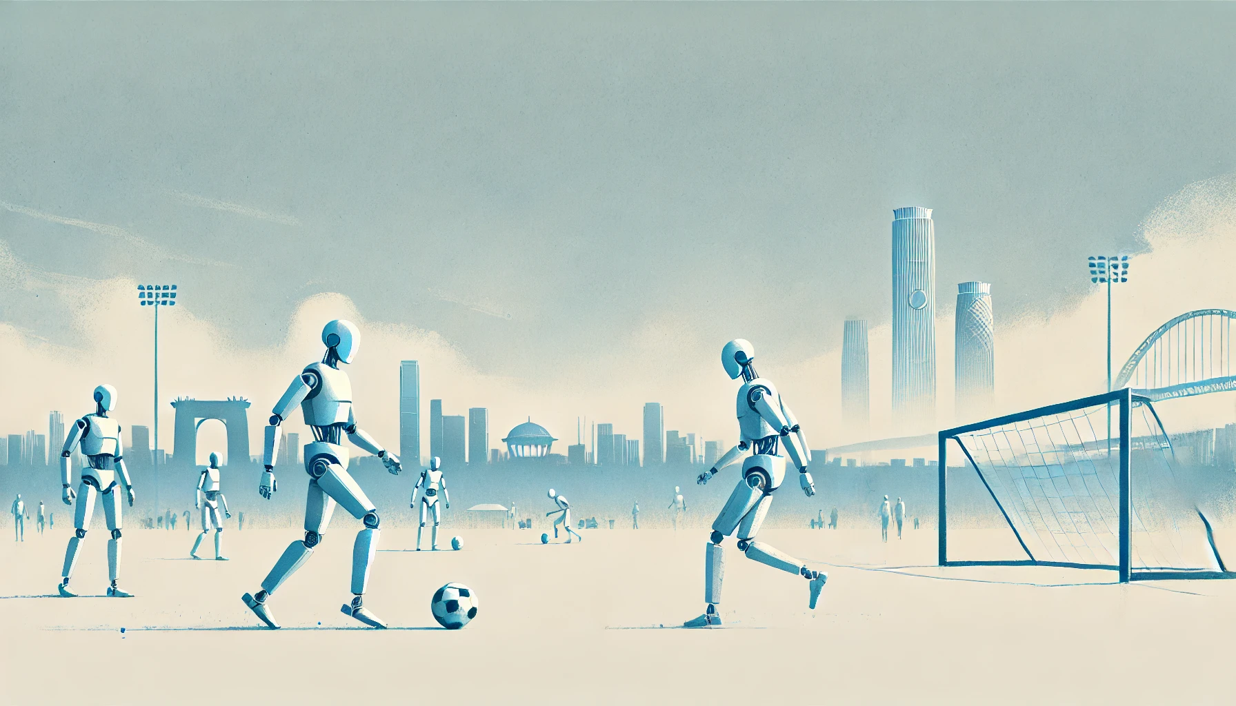 Cina e calcio: i primi robot umanoidi che scendono in campo