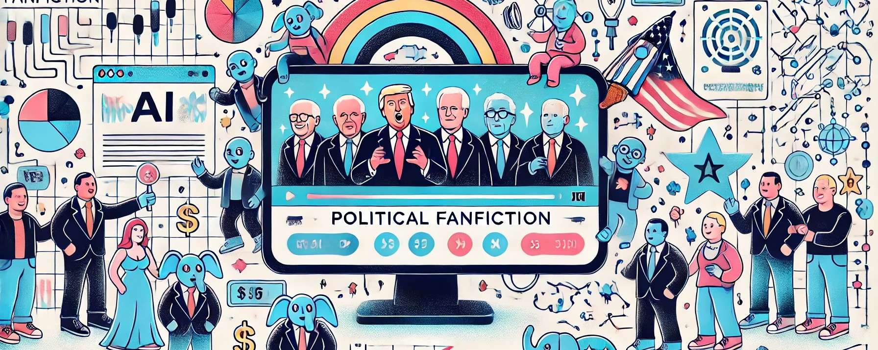 Fanfiction politica tra algoritmo, visibilità e satira