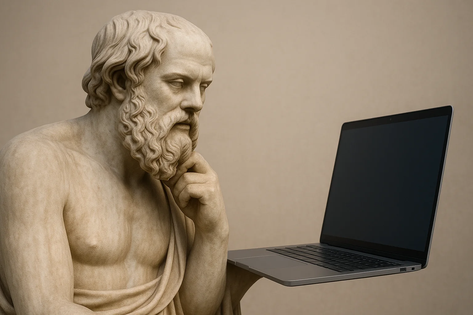 La statua risponde: AI, studenti e domande mancanti