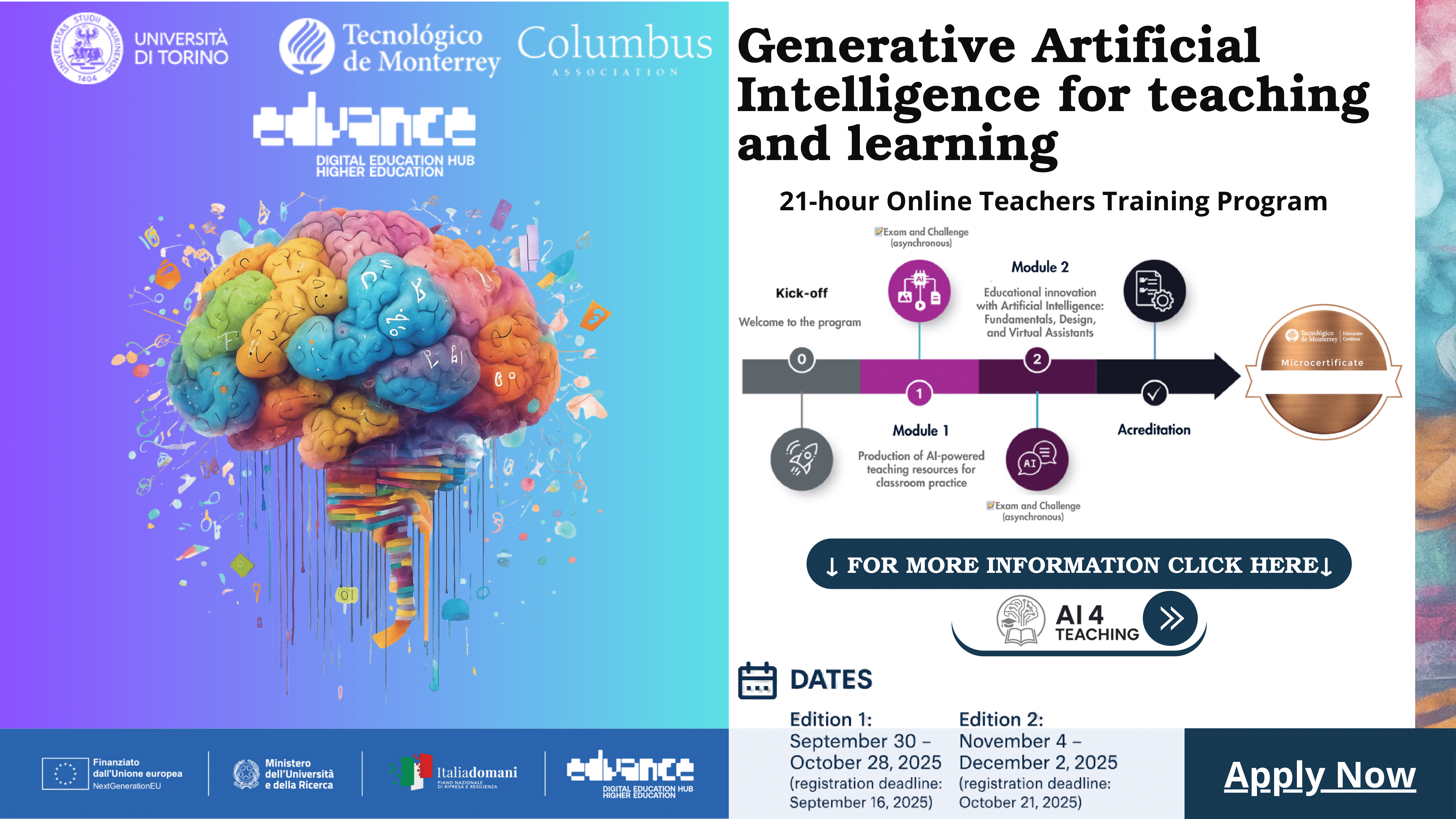Corso online su IA generativa per la didattica | tutte le edizioni