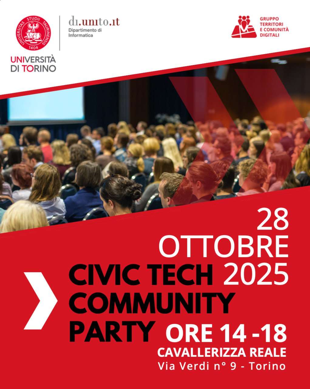 Locandina Civic Tech Community Party