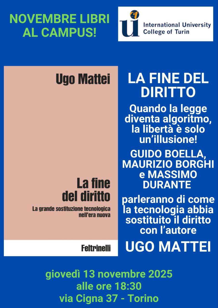 Locandina La fine del diritto