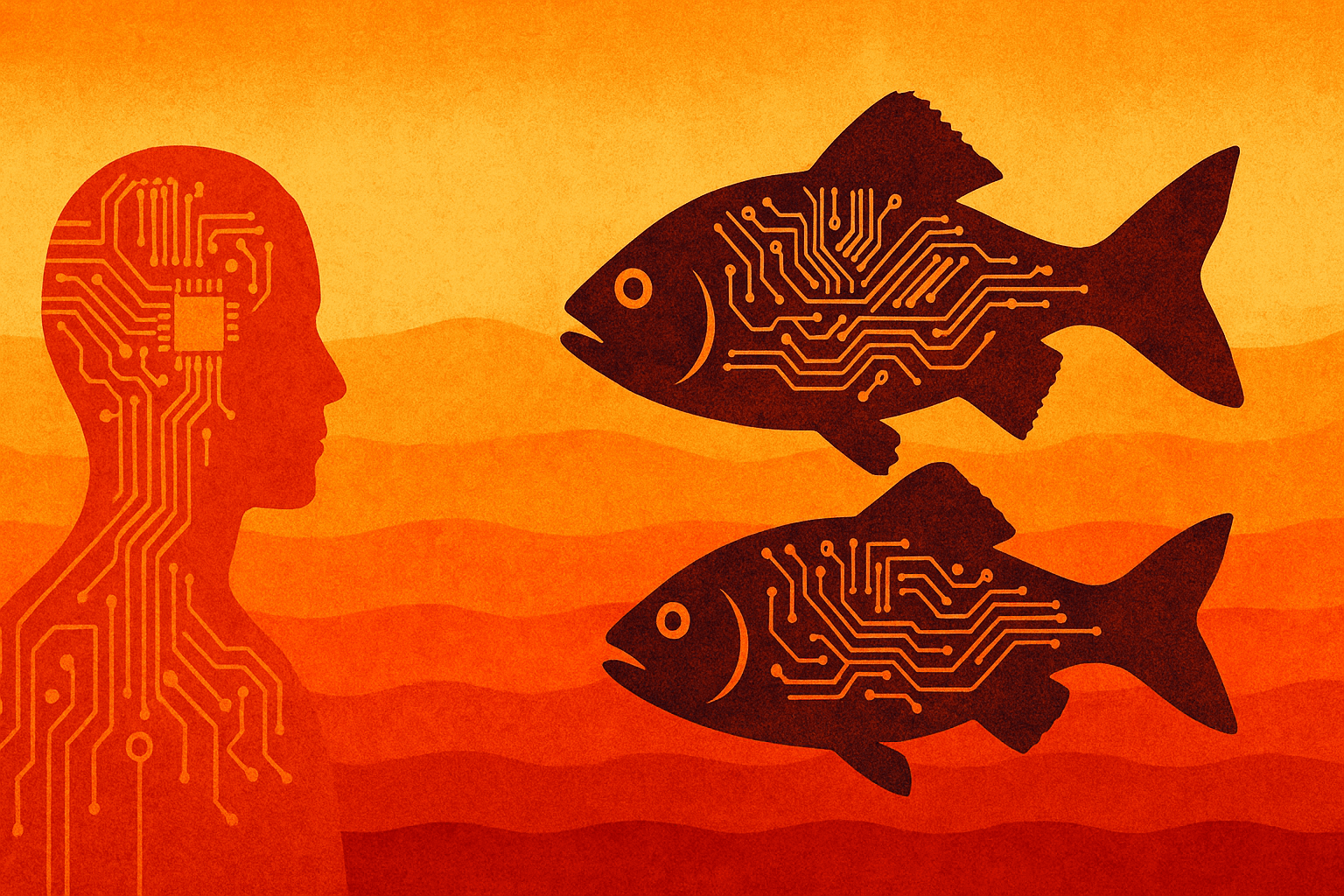 Come i pesci nell’acqua dell’IA. L’intelligenza artificiale può essere il nuovo ecosistema mediale?