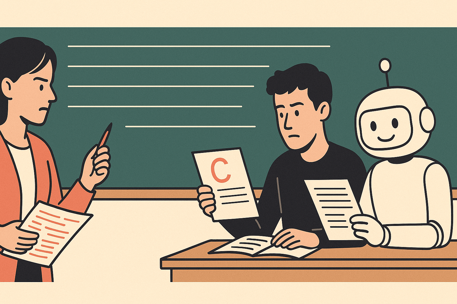 Se l’intelligenza artificiale diventa il nuovo alunno da correggere