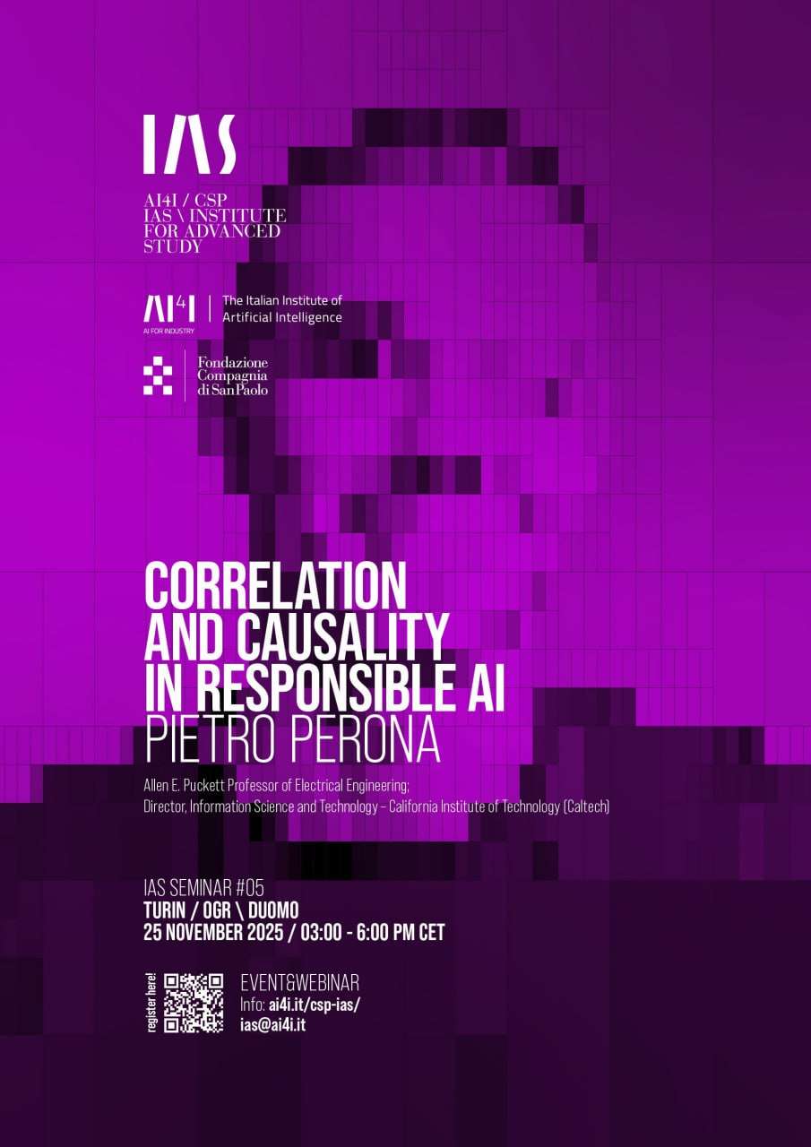Locandina Correlation and Causality in Responsible AI