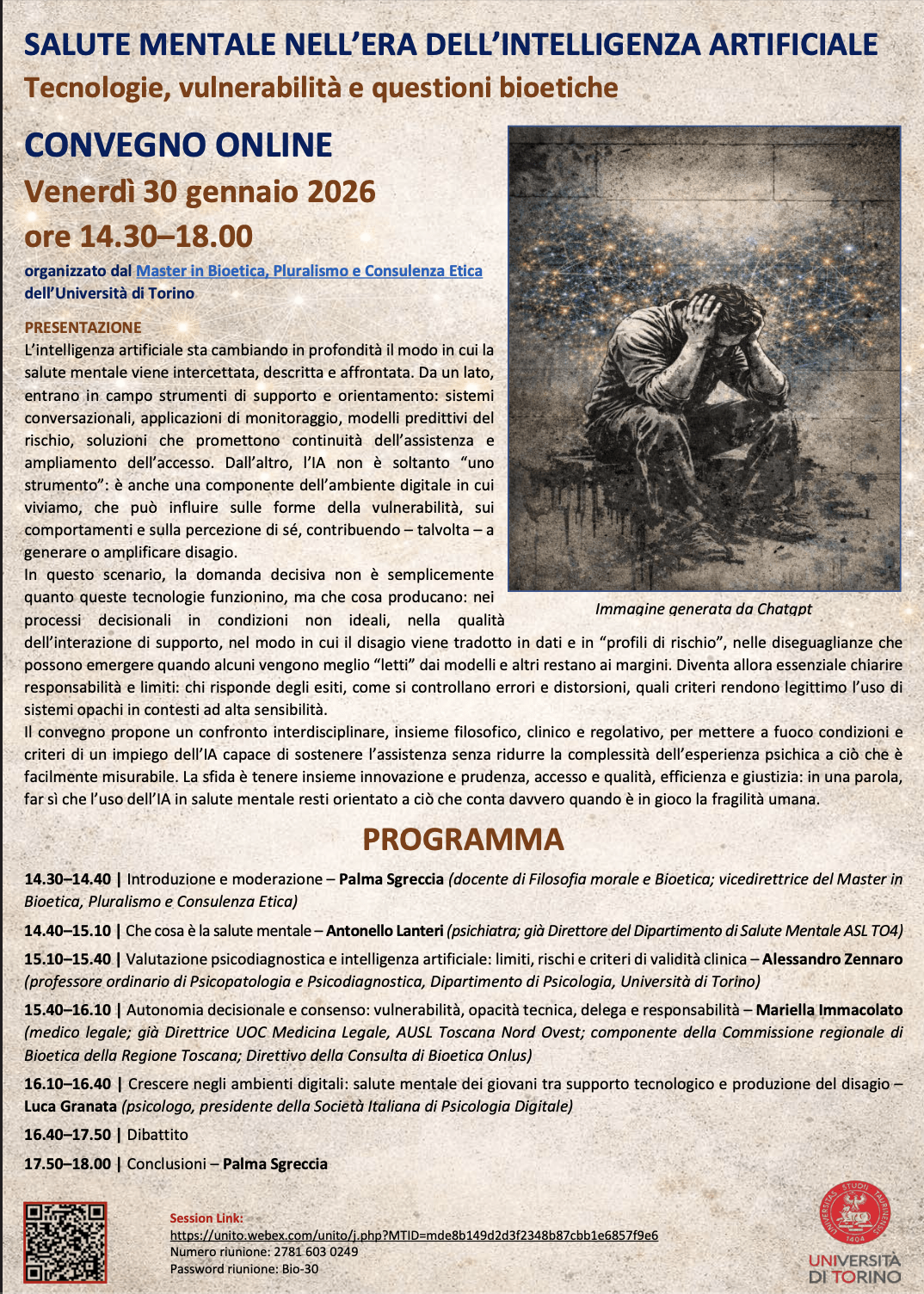 Salute mentale nell’era dell’IA | 30 gennaio 2026