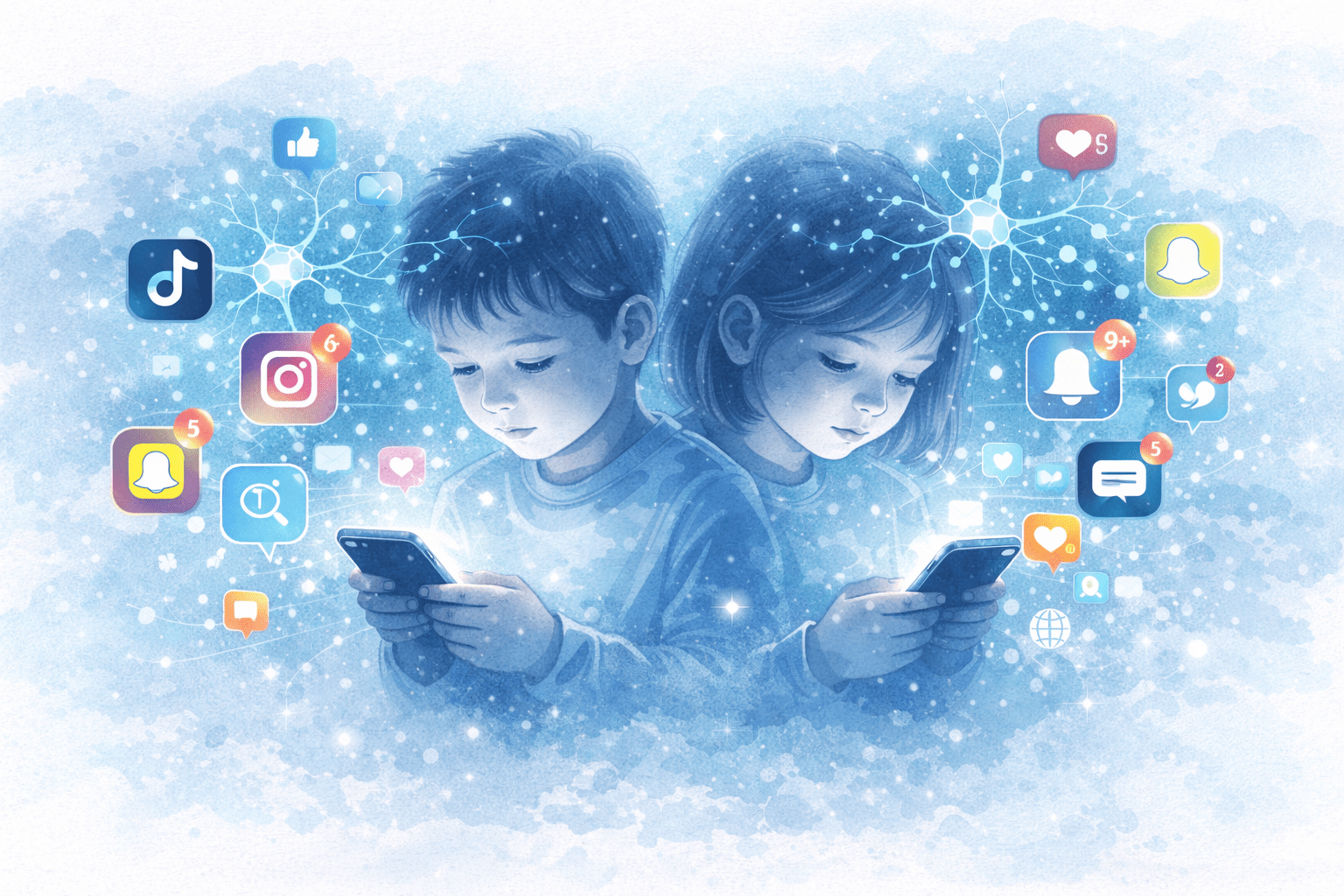 Bambini ipersconnessi: il legame tra social e ADHD