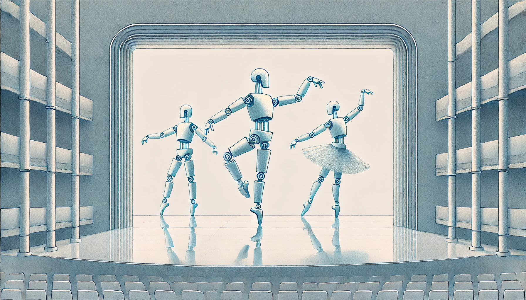 L’esibizione dei robot per il gala annuale del Capodanno cinese