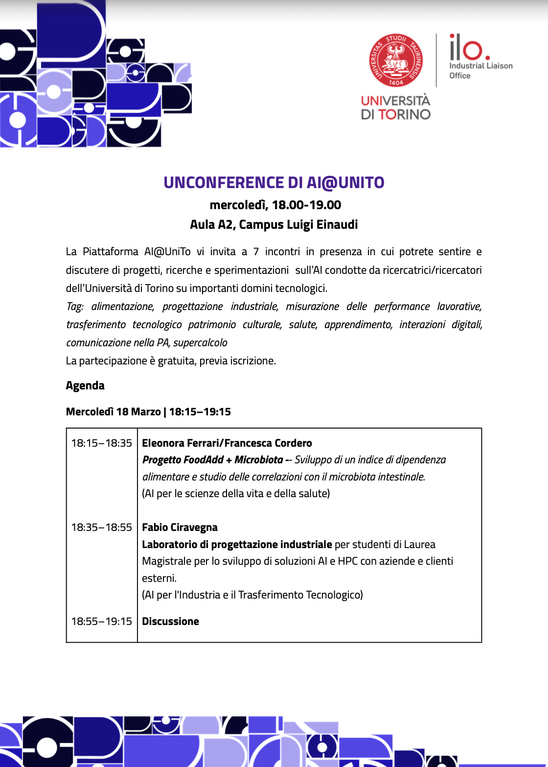 Locandina "Unconference"