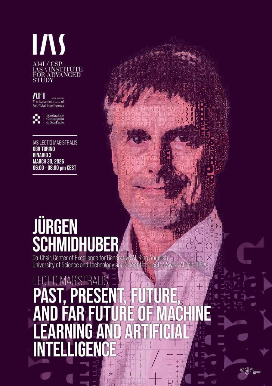 IAS Lectio magistralis: Schmidhuber alle OGR | 30 marzo 2026
