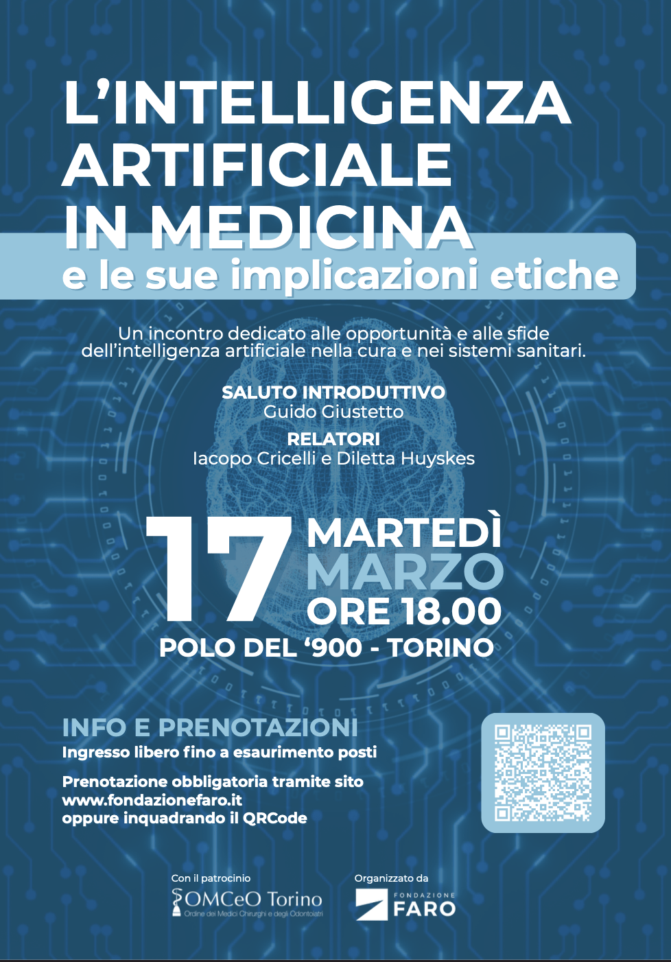 IA in medicina e le sue implicazioni etiche – Polo del ‘900 | 17 marzo