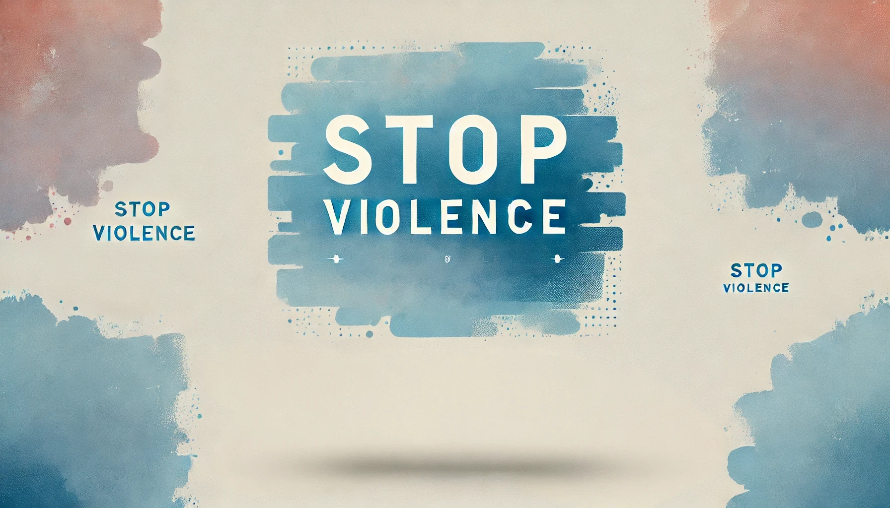 Immagine della scritta "STOP VIOLENCE"