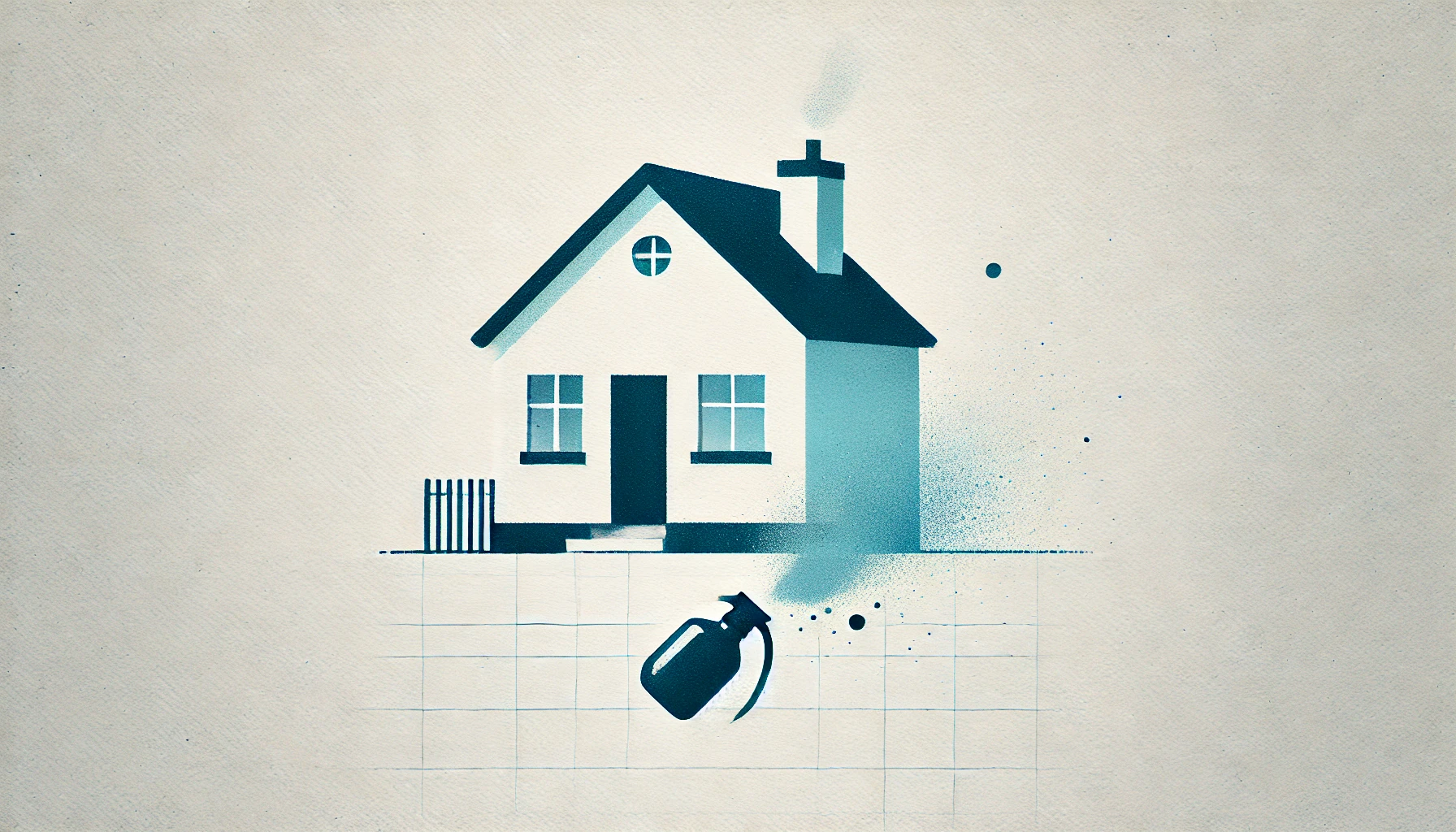 Molotov lanciata contro una casa