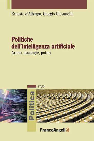 Copertina color crema con titolo bordeaux e, nella parte inferiore, immagini di codici informatici e di un’aula parlamentare.